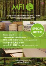 Lames colées Continue |  Panneaux à surface large | MFI