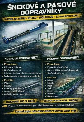 Autre technique Strojtatry |  Outils de sciage | Machines à bois | Juraj polovka šneky výroba 