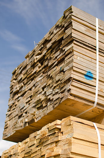 Volume de bois scié