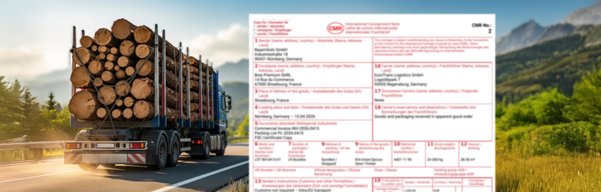 Lettre de voiture internationale