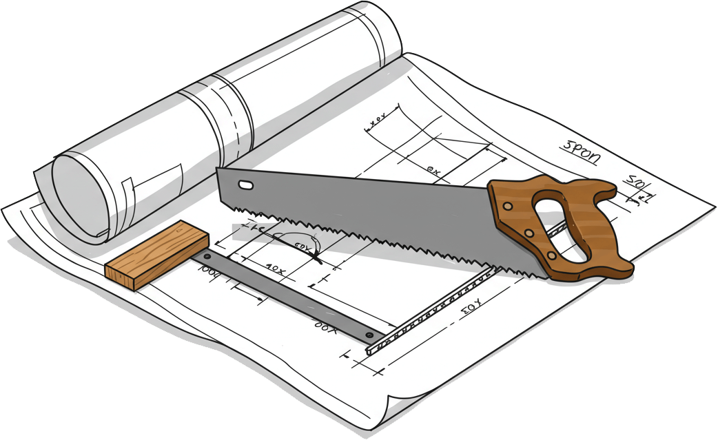 Plans de découpe et schémas de sciage