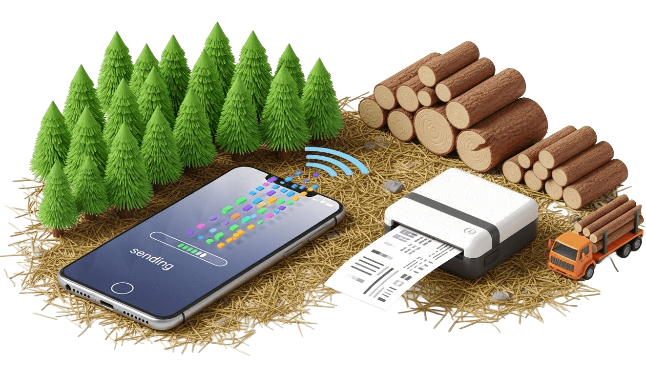 Impression des documents directement depuis l’application mobile
